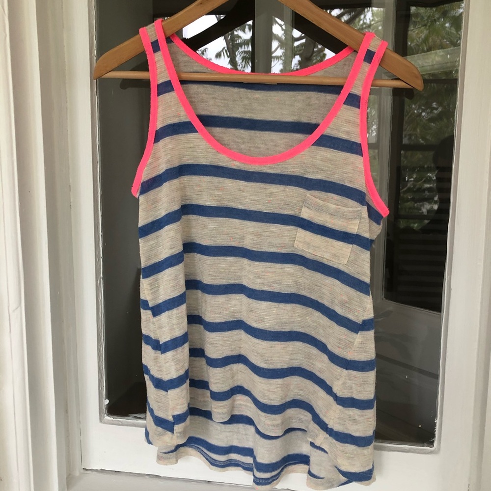 **Moved Closets** Striped tank top